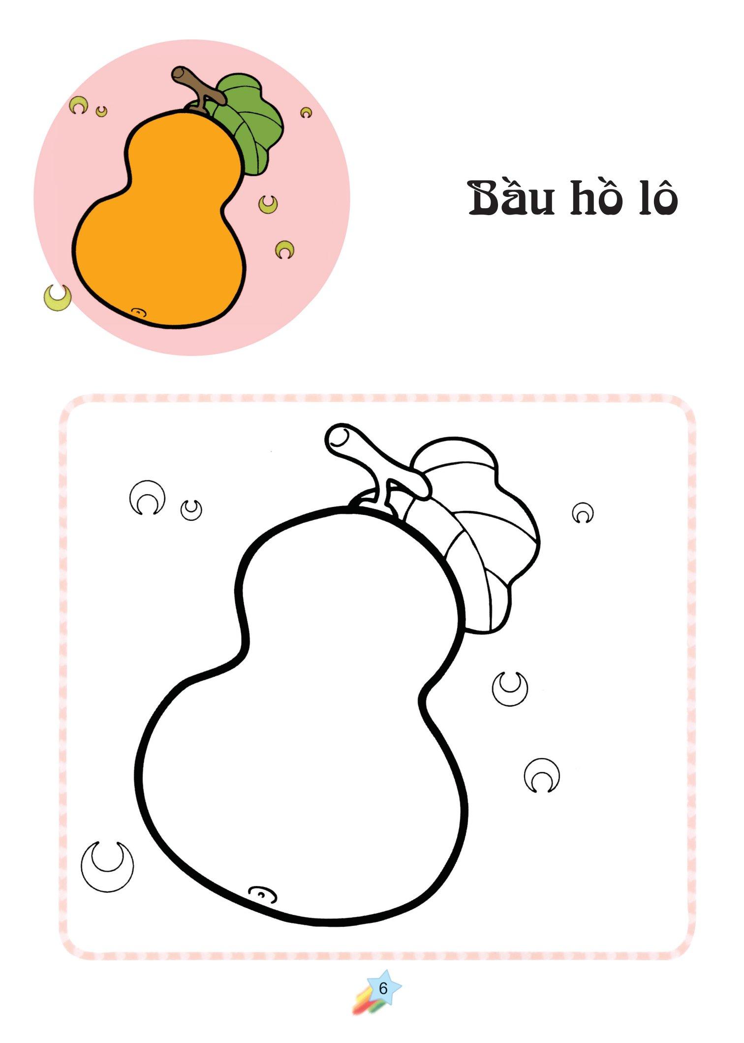 123 Nào Ta Tô Màu! - Rau Xanh