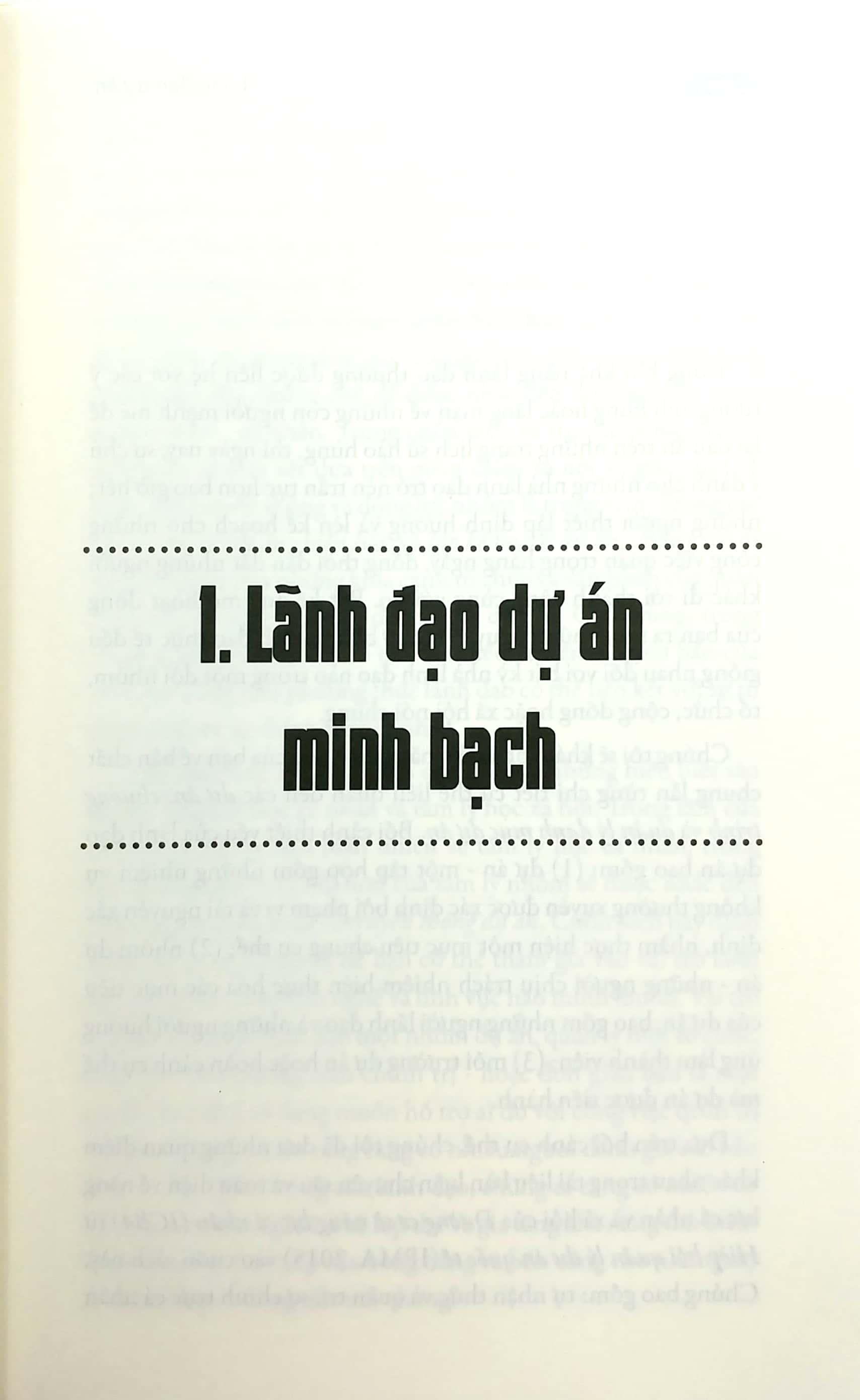 Lãnh Đạo Dự Án