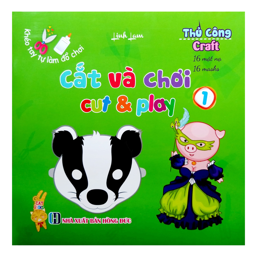 Combo Khéo Tay Tự Làm Đồ Chơi :Cắt Và Chơi (Trọn Bộ 4 Cuốn)