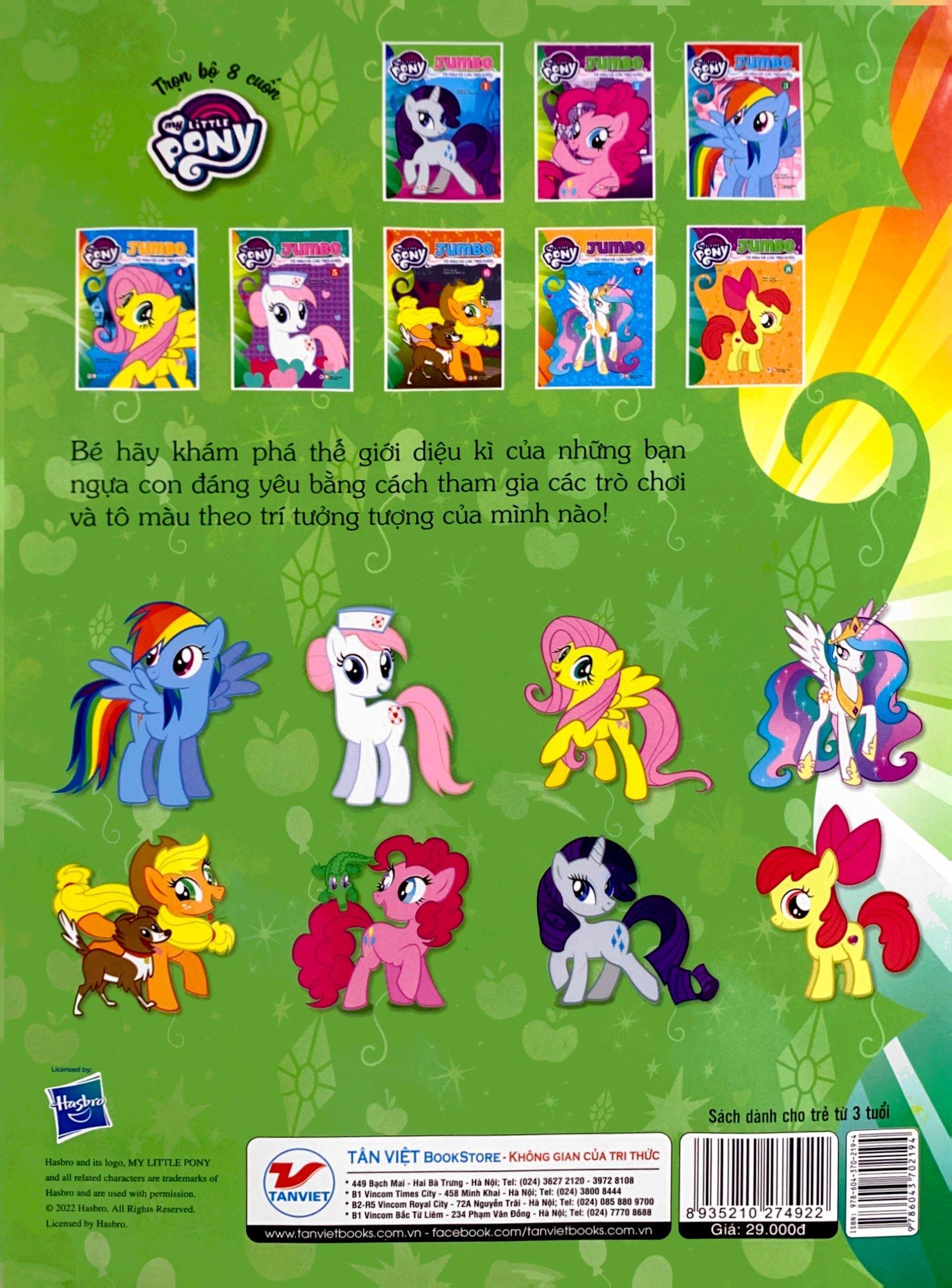 My Little Pony - Jumbo Tô Màu Và Các Trò Chơi 6
