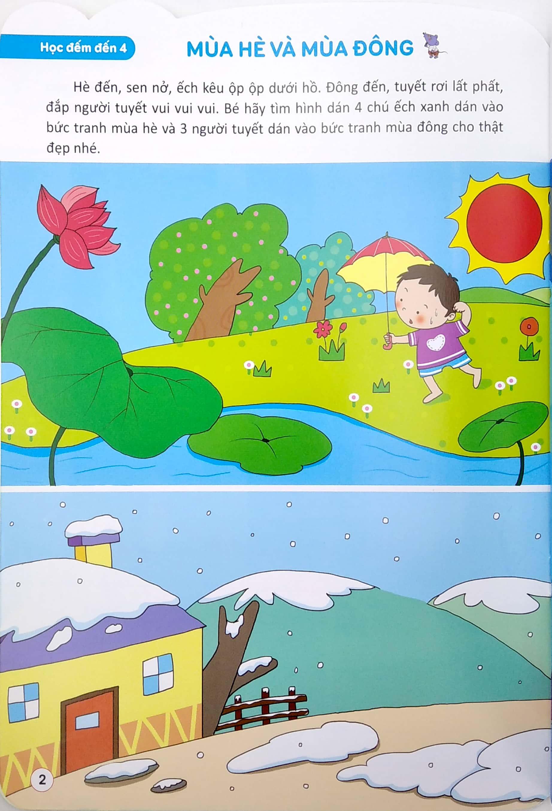178 Stickers - Bóc Dán Thông Minh Phát Triển Khả Năng Tư Duy Toán Học (3 - 4 Tuổi) - Tập 2