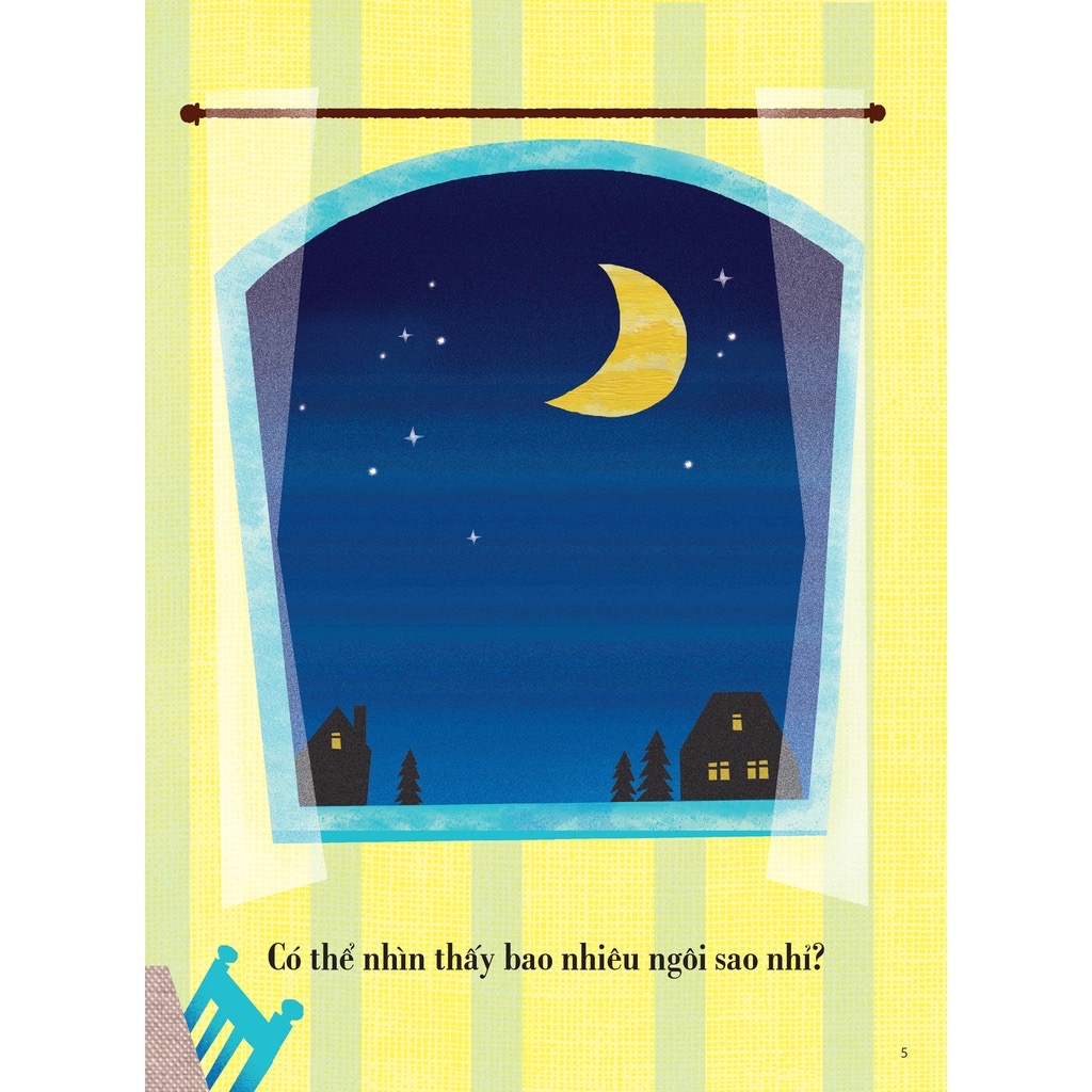 Sách Ehon Nhật Bản - Cuốn sách tranh đầu tiên về Bầu trời sao - Dành cho bé từ 4 tuổi - Ehomebooks