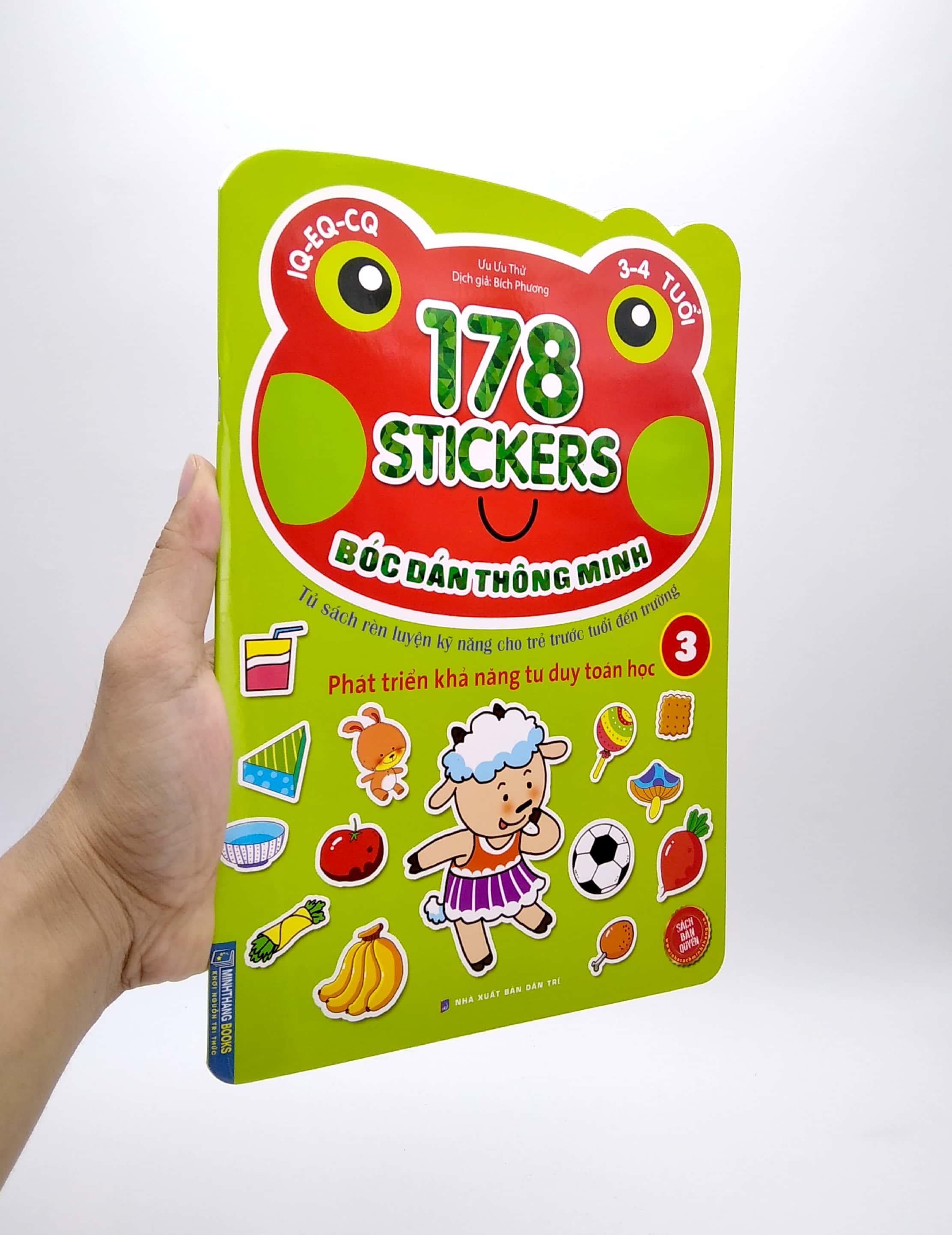 178 Stickers - Bóc Dán Thông Minh Phát Triển Khả Năng Tư Duy Toán Học (3 - 4 Tuổi) - Tập 3