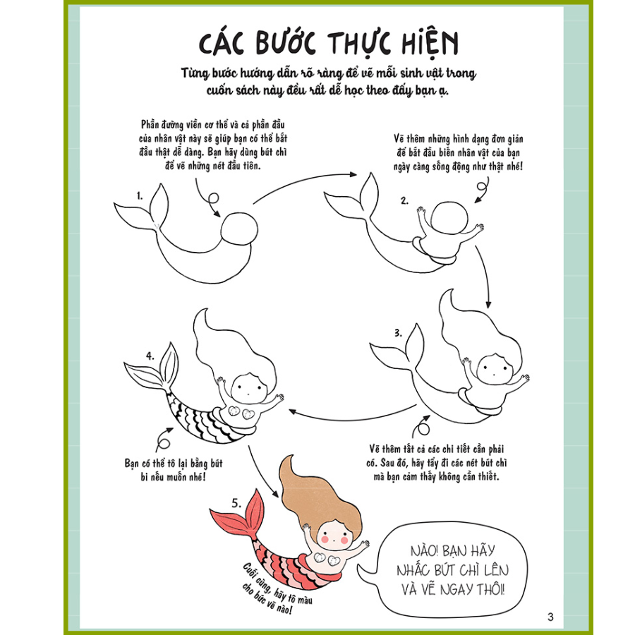 Vẽ Theo Phong Cách Kawaii Với 5 Bước Đơn Giản- Thế Giới Muôn Màu