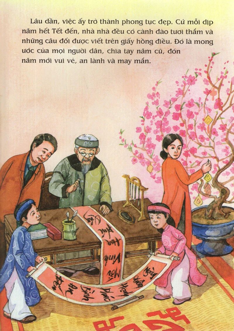 Tranh Truyện Dân Gian Việt Nam: Sự Tích Hoa Đào, Hoa Mai