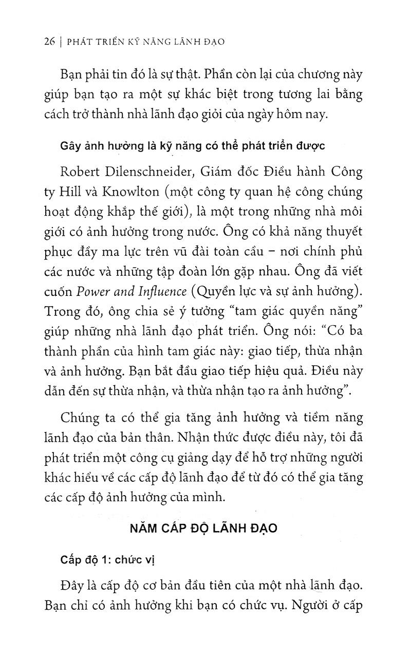 Phát Triển Kỹ Năng Lãnh Đạo