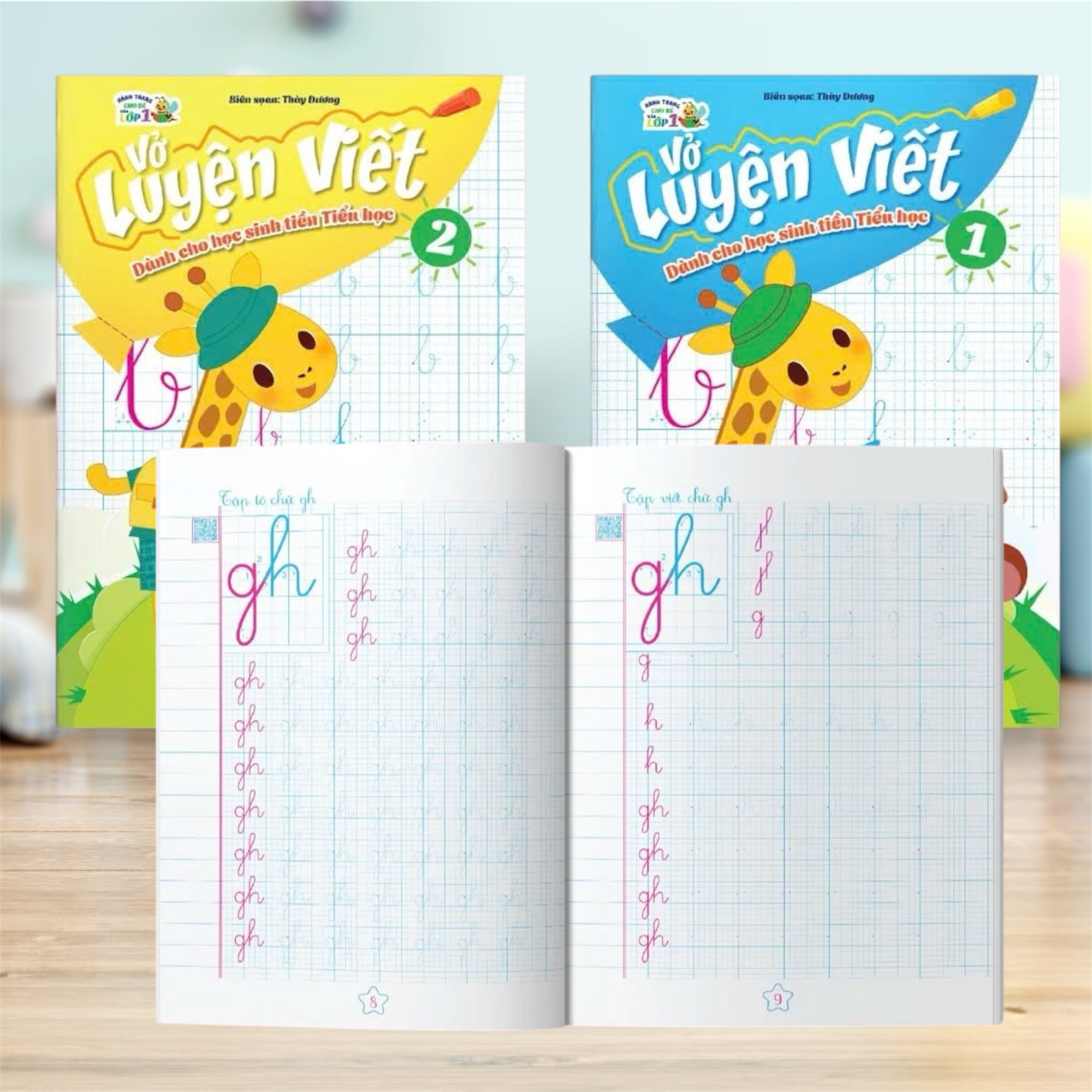 Sách- Combo 2 cuốn Sách Luyện Viết Tiền Tiểu Học quyển 1 và 2 (Hành trang cho bé vào Lớp 1)