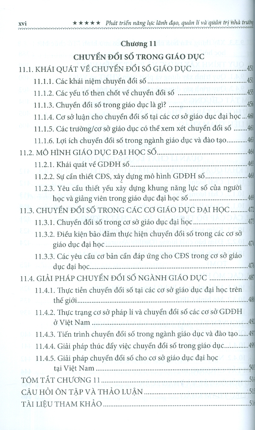 Phát Triển Năng Lực Lãnh Đạo, Quản Lí & Quản Trị Nhà Trường (Sách Chuyên Khảo)