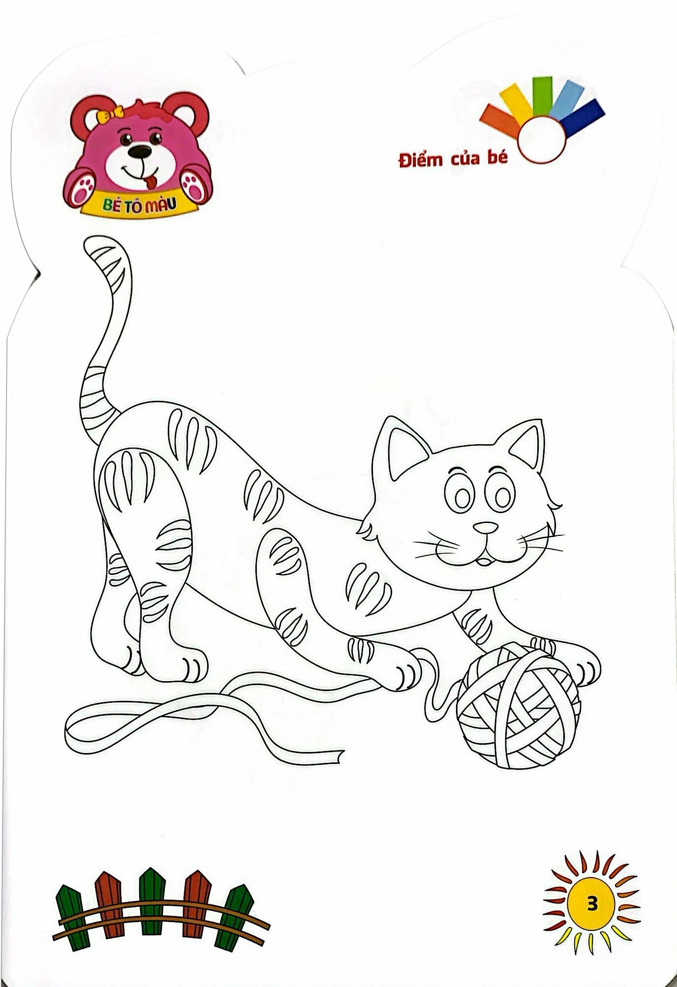 Bé tô màu - Động vật nuôi