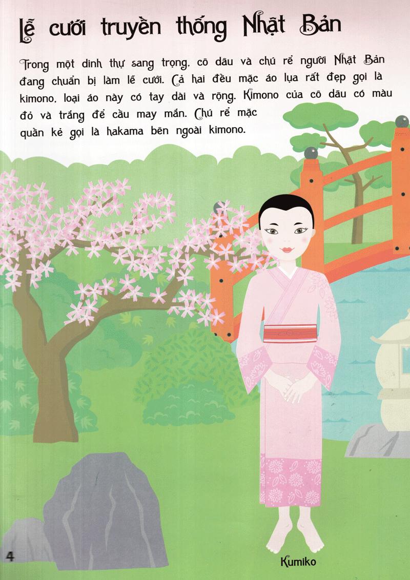 Dán Hình Sáng Tạo Trang Phục Búp Bê - Trang Phục Các Nước 1