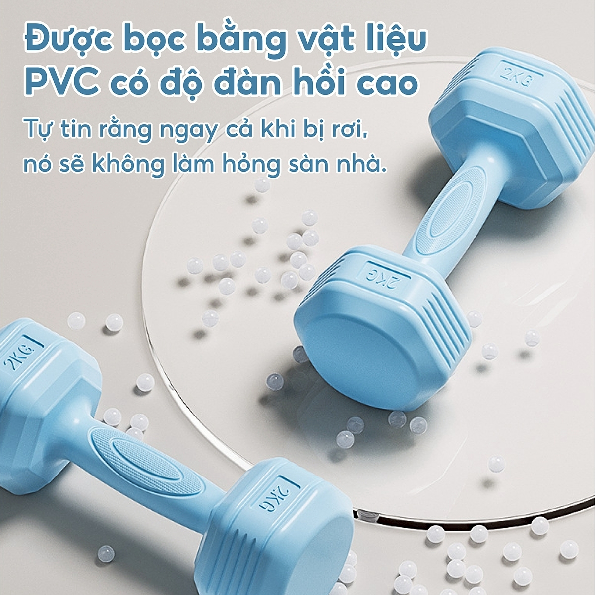 Tạ Tập Tay Nhựa 314 - 3KG cao cấp tập tay tại nhà ( hàng nhập khẩu)
