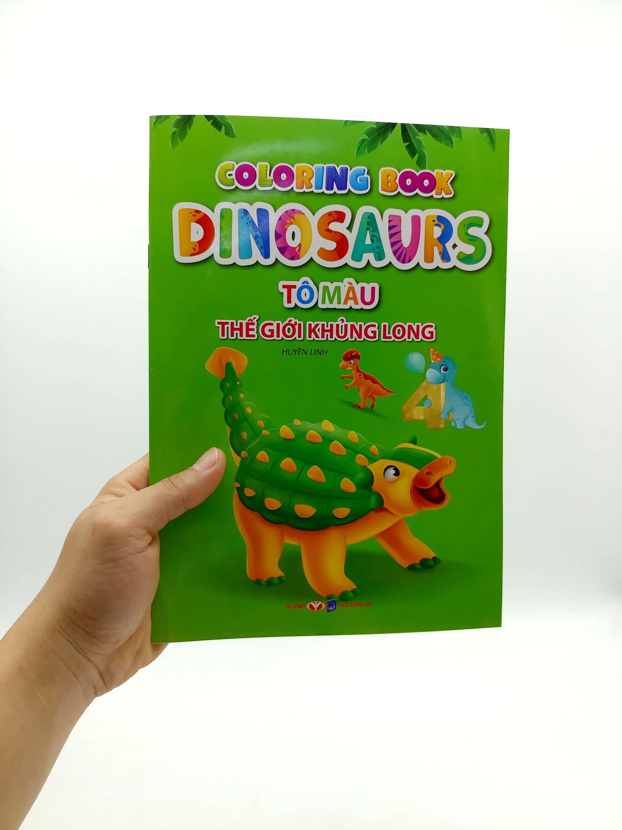 Tô Màu Thế Giới Khủng Long Dinosaurs 4