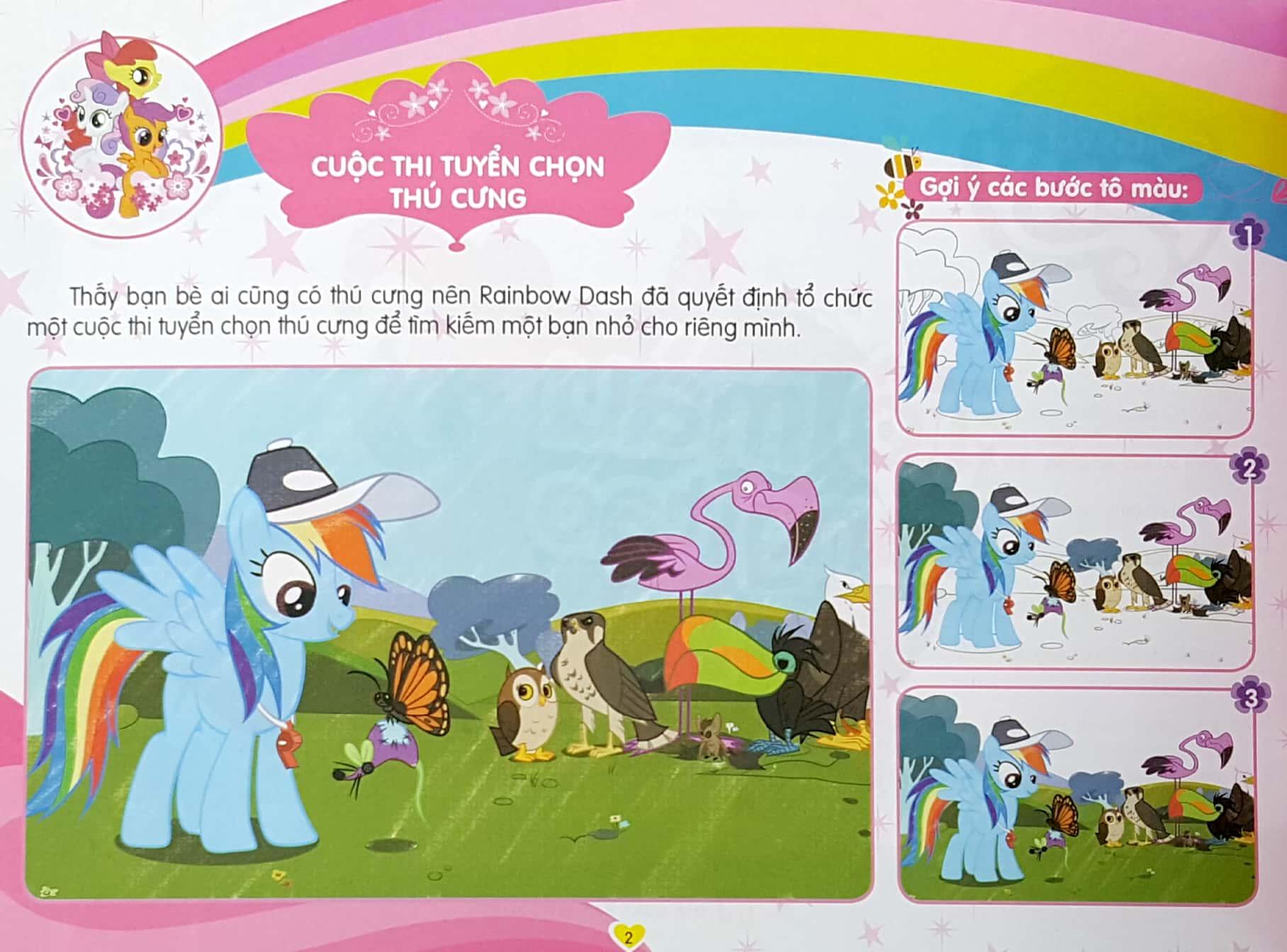Bộ Sách My Little Pony - Tô Màu Sáng Tạo 4Q (Bộ 4 Cuốn)