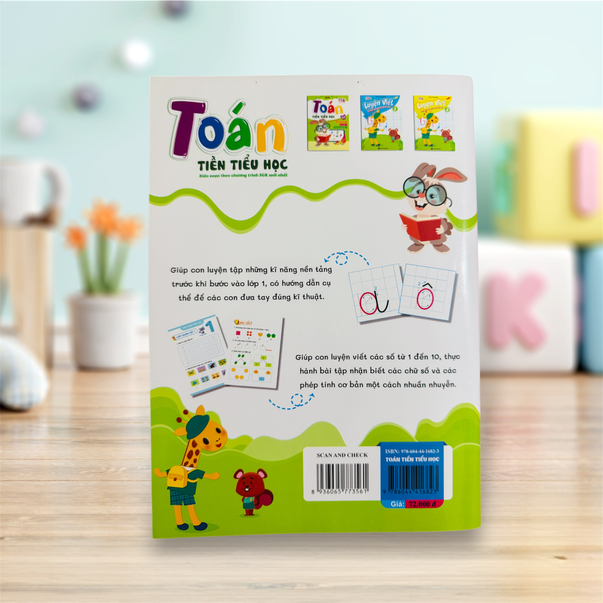Sách- Toán Tiền Tiểu Học Cộng Trừ Trong Phạm Vi 10 (Hành trang cho bé chuẩn bị vào lớp 1)