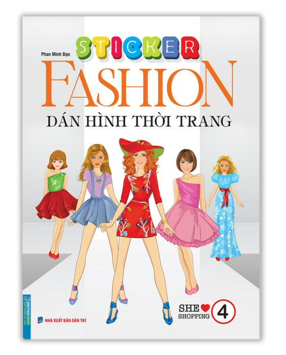Sách - Combo 6c - Sticker Fashion Dán hình thời trang