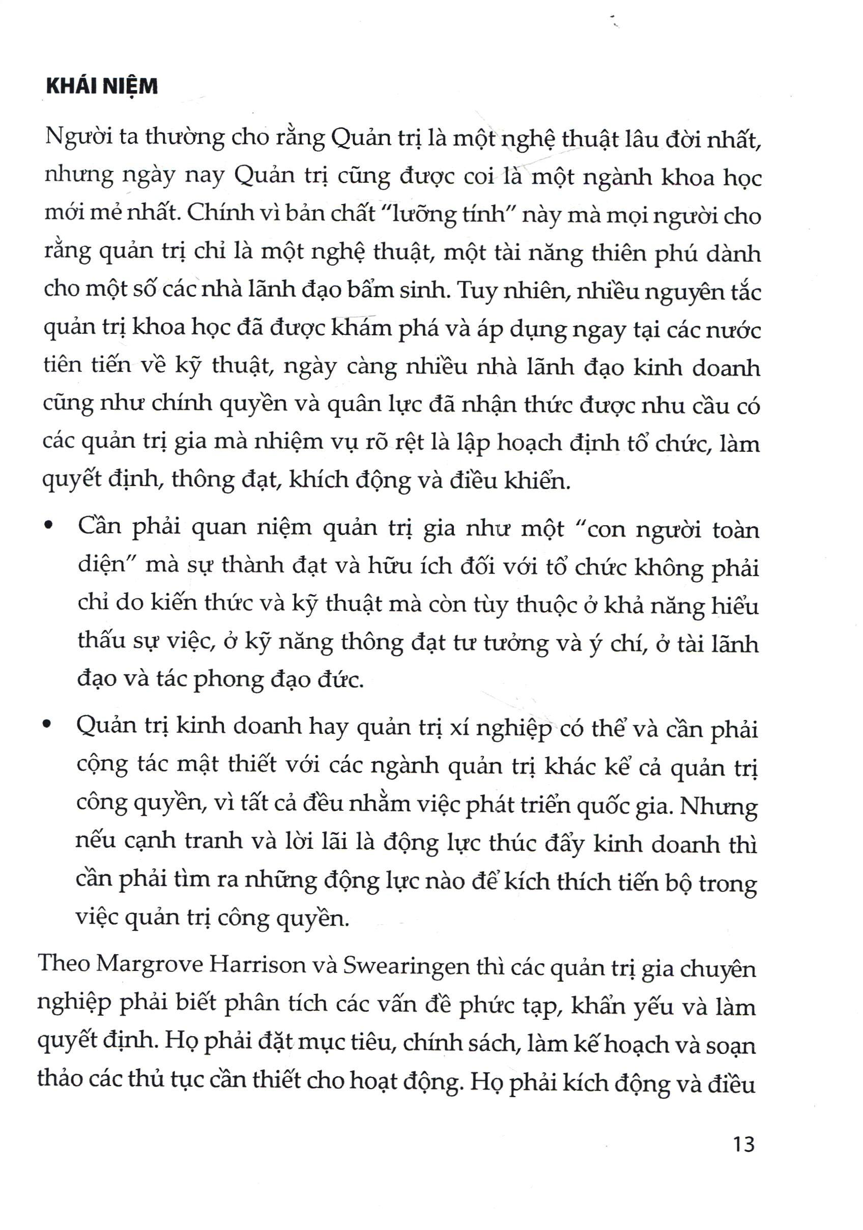 Cẩm Nang Quản Trị Điều Hành - Quản Trị Vi Mô