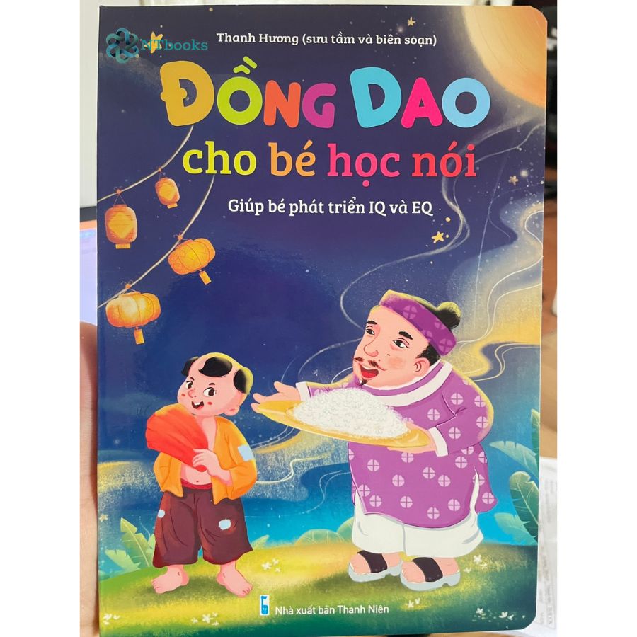 Combo 3 Cuốn Sách Thơ, Truyện, Đồng Dao Cho Bé Học Nói - Phát triển IQ, EQ (Bìa cứng)