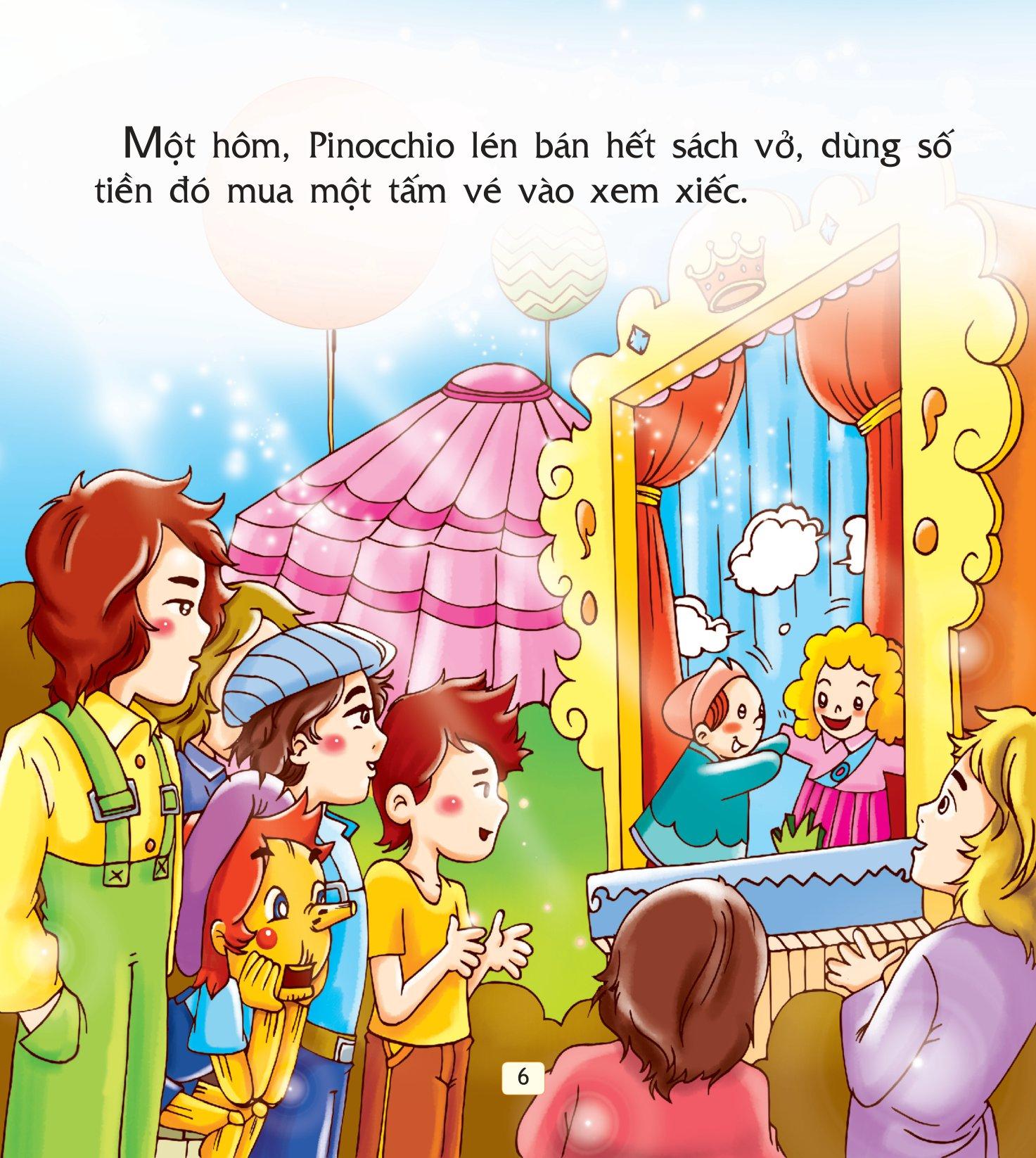 Truyện Cổ Tích Thế Giới Hay Nhất - Pinochio Cậu Bé Người Gỗ (Tái Bản)