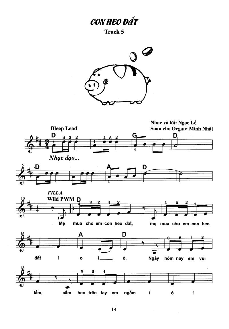 Thực Hành Biểu Diễn Organ Cho Thiếu Nhi – Tập 2