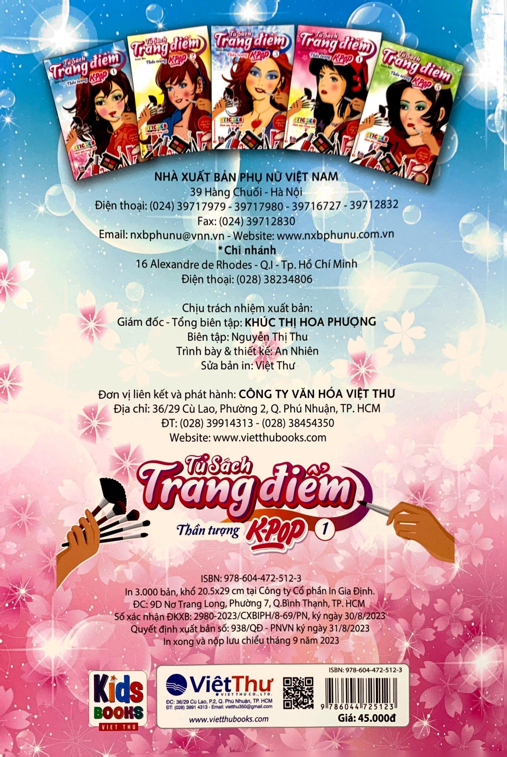 Tủ Sách Trang Điểm - Thần Tượng K-Pop 1