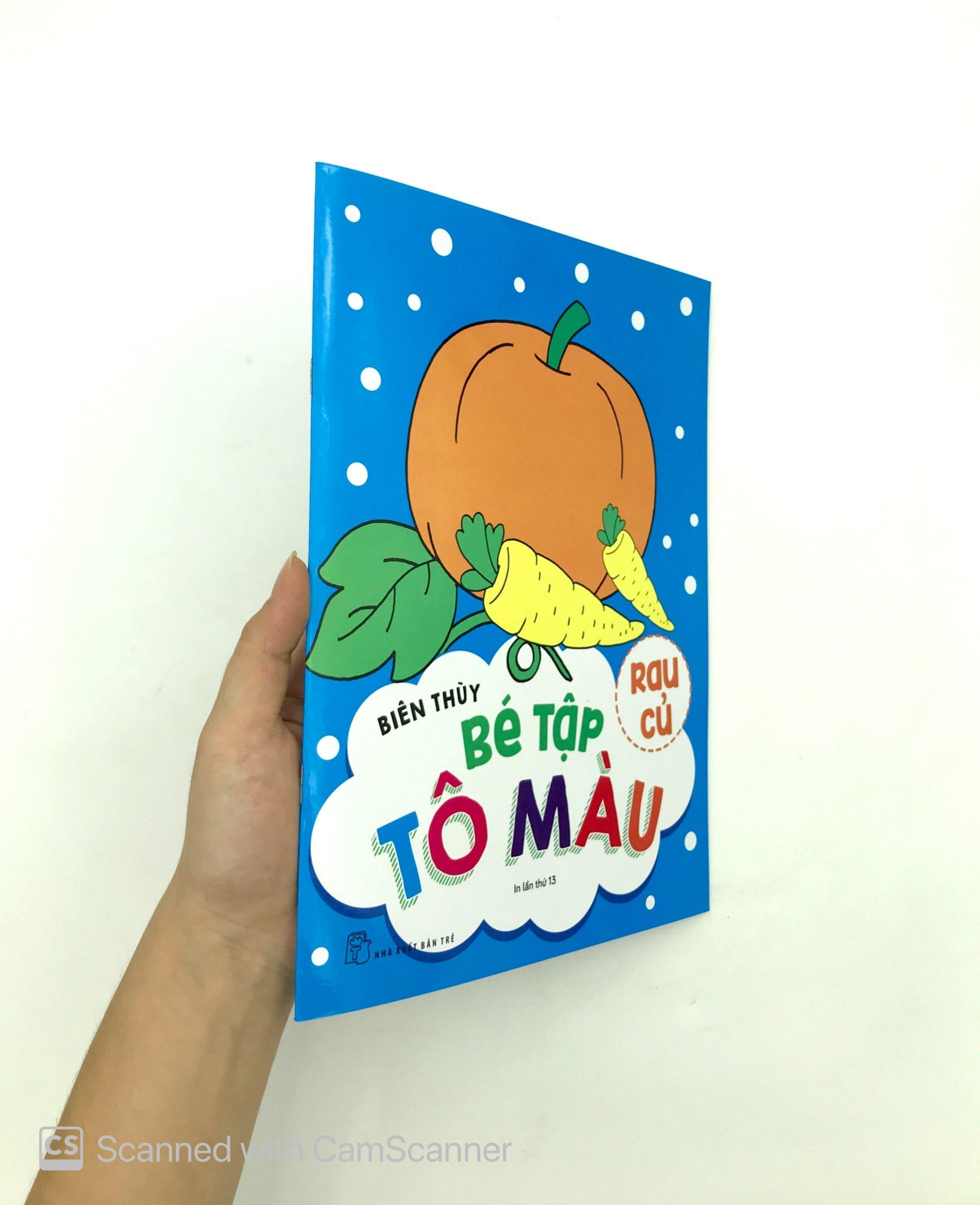 Bé Tập Tô Màu - Rau Củ (Tái Bản)