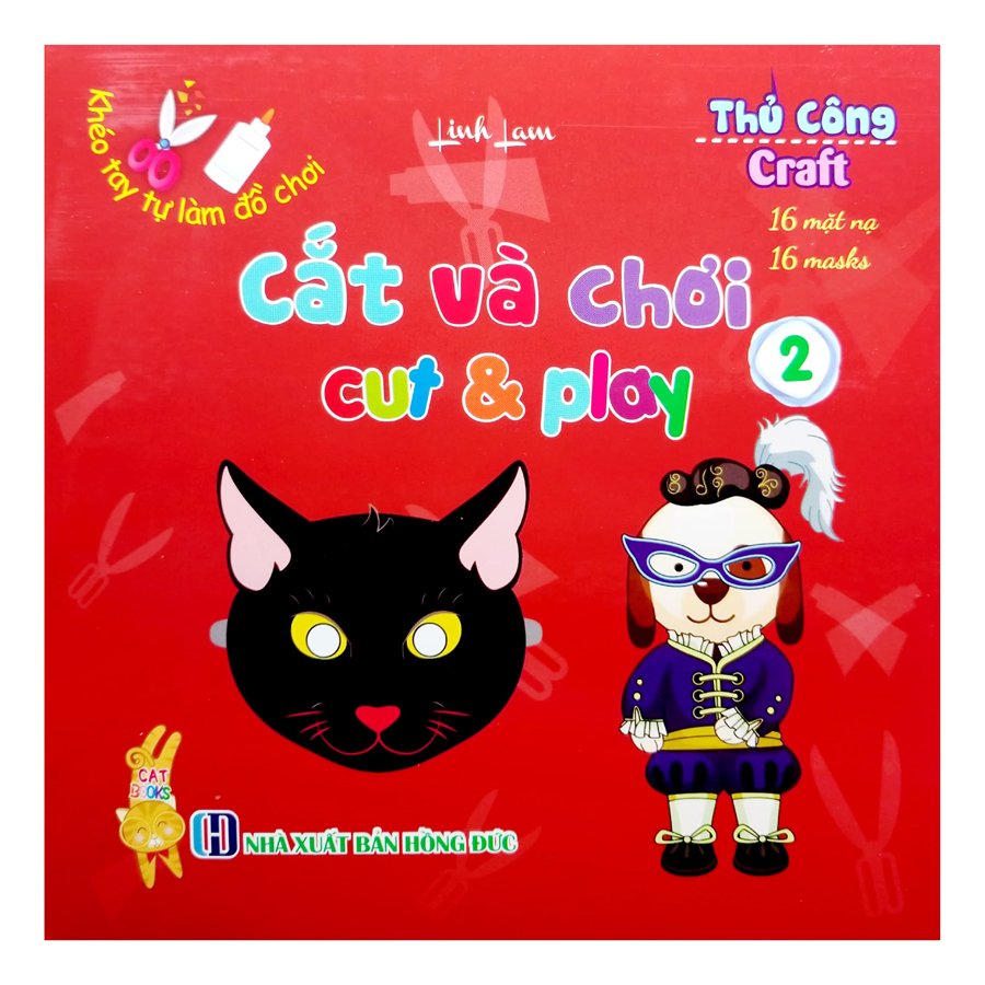 Combo Khéo Tay Tự Làm Đồ Chơi :Cắt Và Chơi (Trọn Bộ 4 Cuốn)