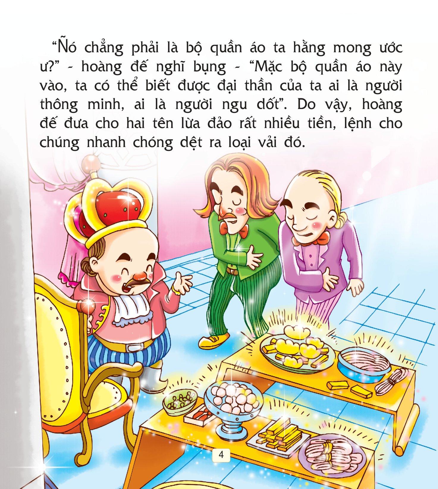 Truyện Cổ Tích Thế Giới Hay Nhất - Bộ Quần Áo Mới Của Hoàng Đế (Tái Bản)