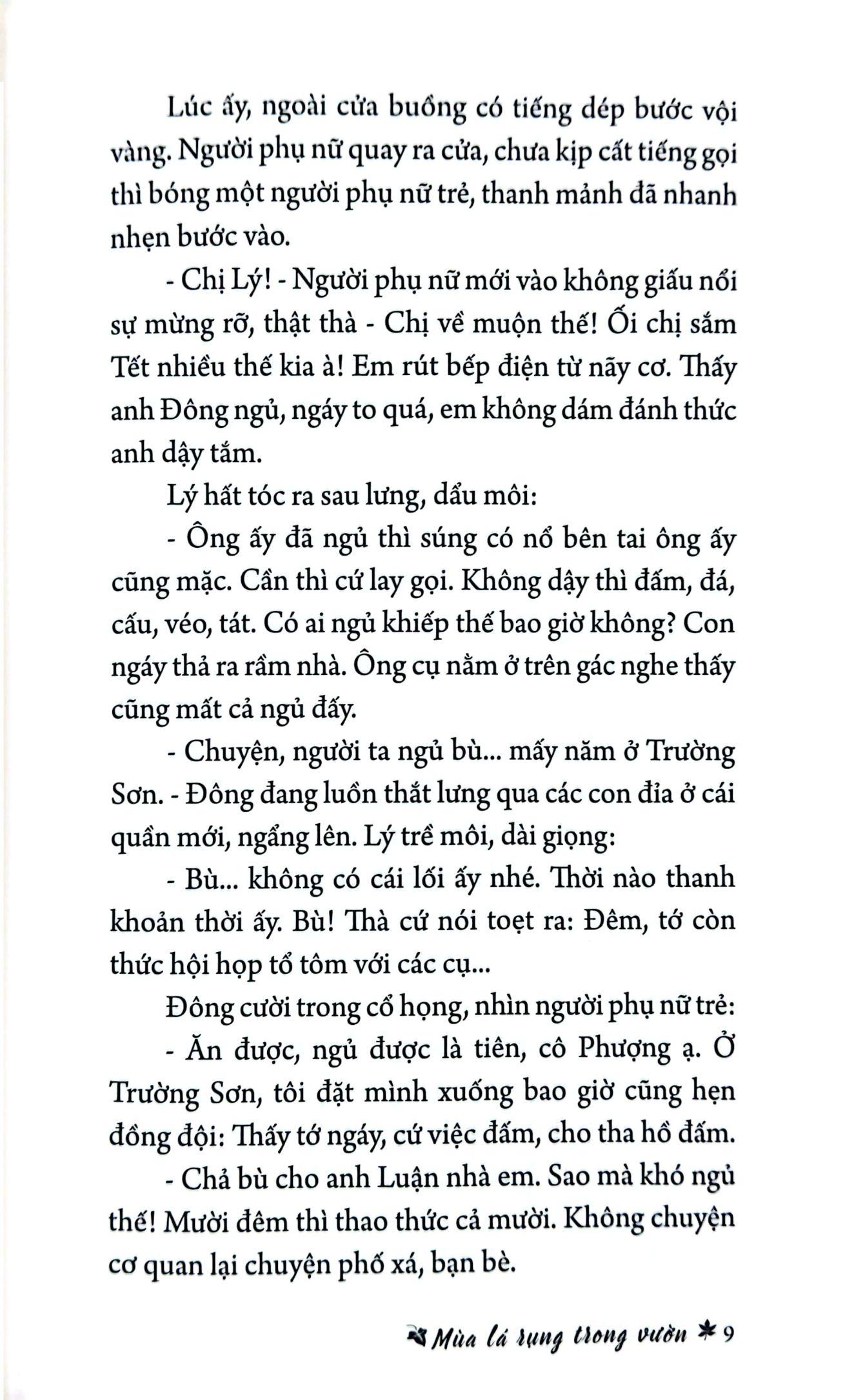 Mùa Lá Rụng Trong Vườn