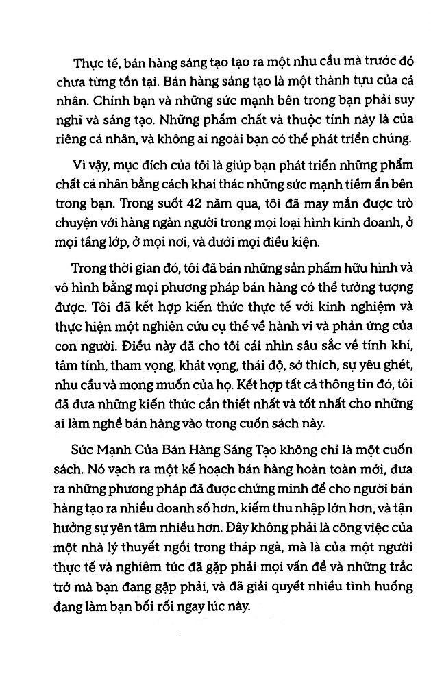 Sức Mạnh Của Bán Hàng Sáng Tạo (HNB)