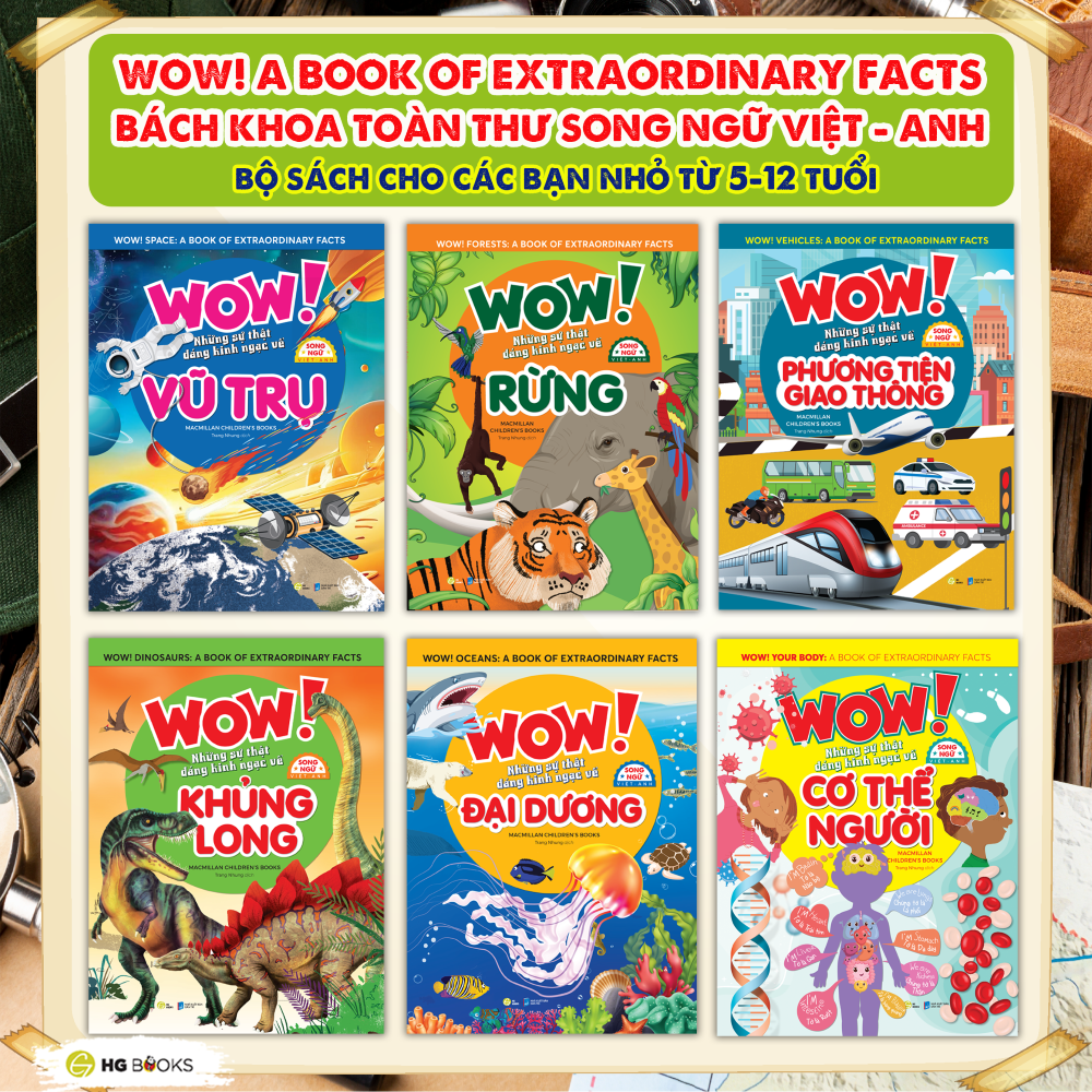 Wow! Oceans: Những sự thật đáng kinh ngạc về đại dương - Sách Bách khoa toàn thư Song ngữ cho trẻ em