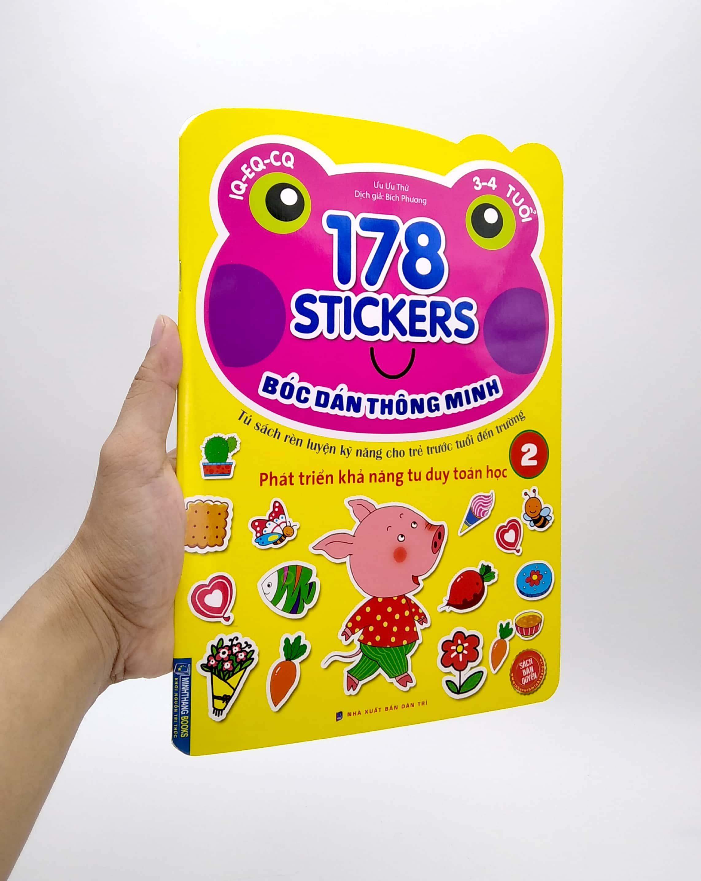 178 Stickers - Bóc Dán Thông Minh Phát Triển Khả Năng Tư Duy Toán Học (3 - 4 Tuổi) - Tập 2