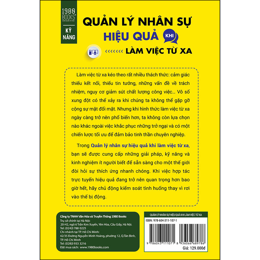 Quản Lý Nhân Sự Hiệu Quả Khi Làm Việc Từ Xa