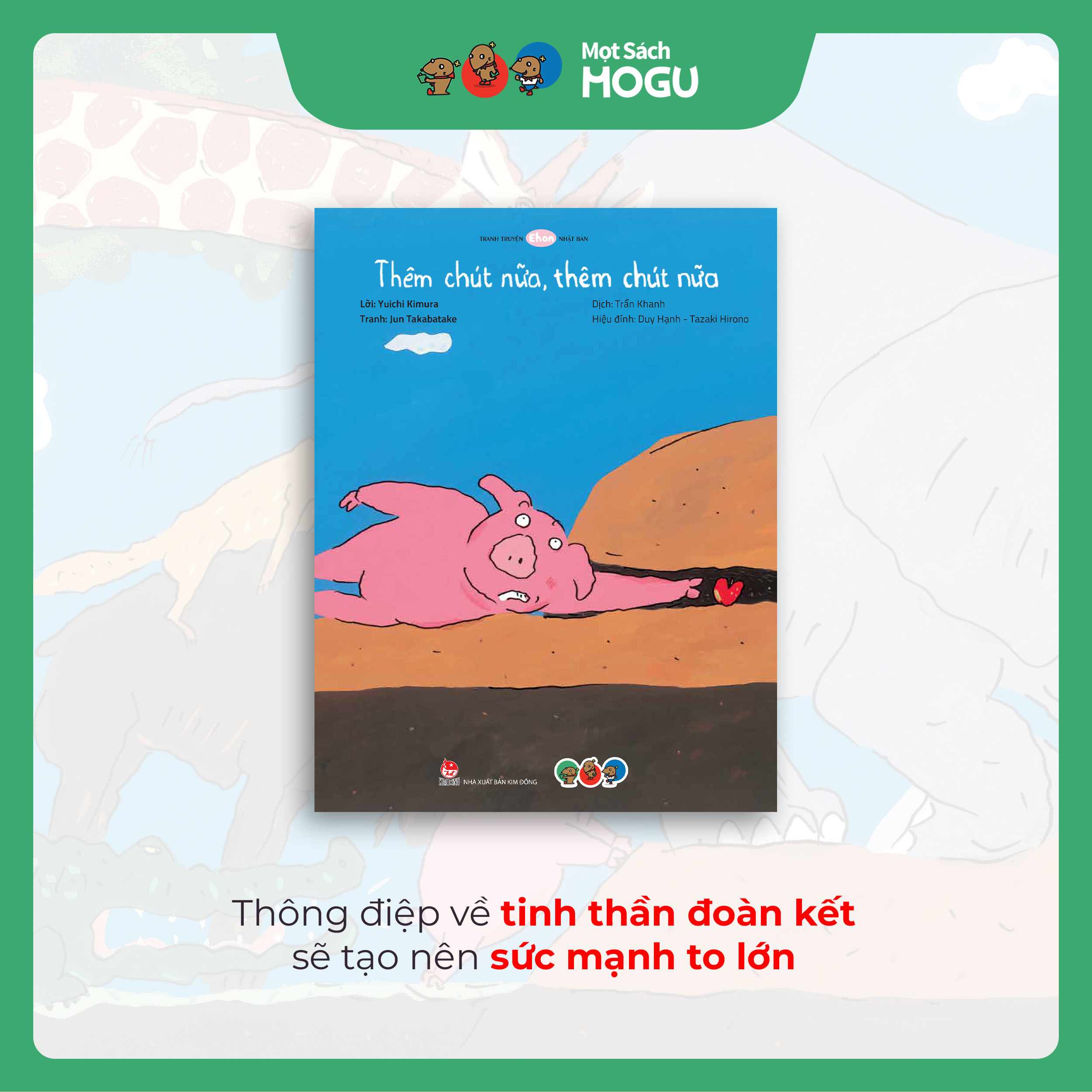 Truyện Ehon bé 3-4-5 tuổi - Thêm chút nữa, thêm chút nữa