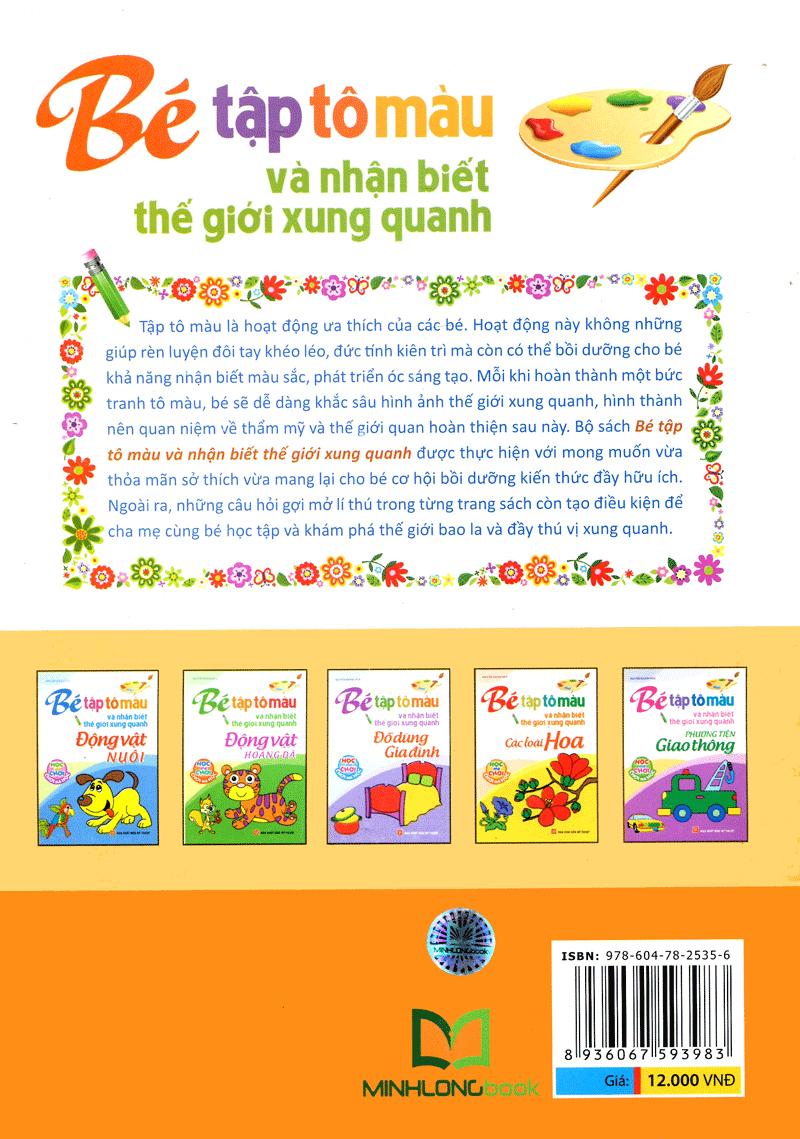 Tập Tô Màu Và Nhận Biết Thế Giới Xung Quanh - Các Loại Quả