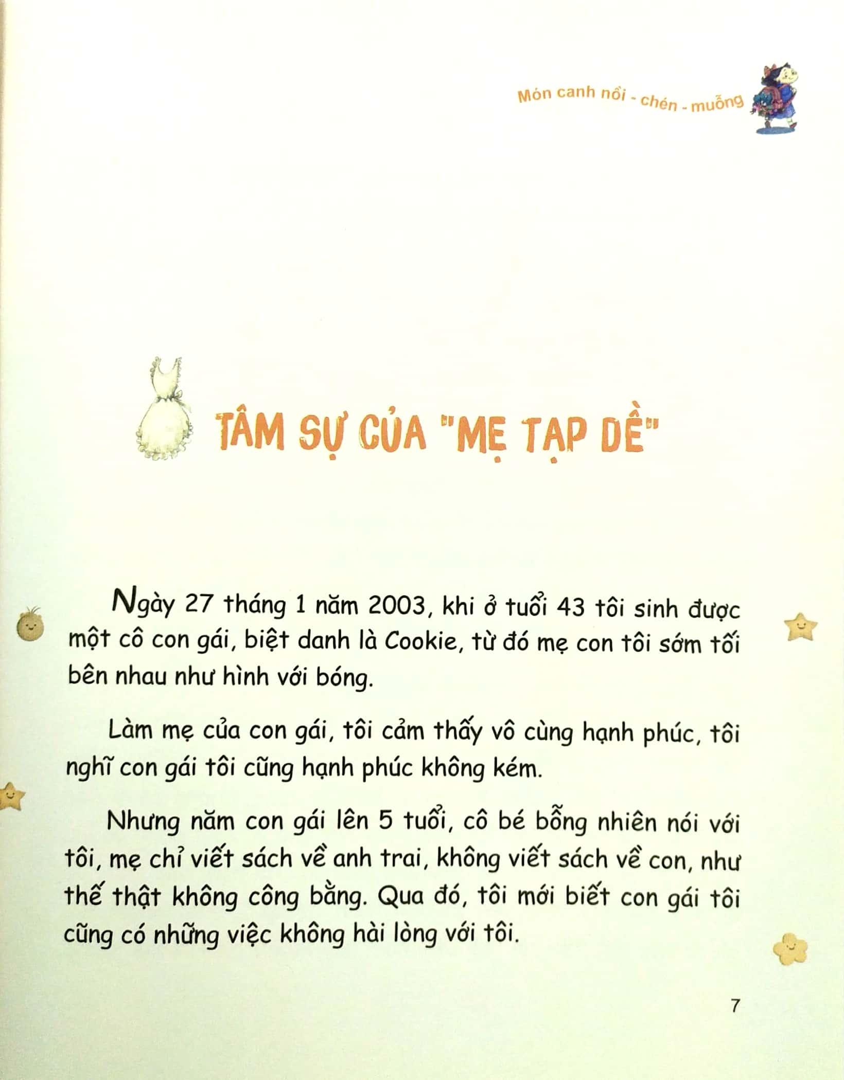 Cookie Và Mẹ Tạp Dề - Món Canh Nồi - Chén - Muỗng