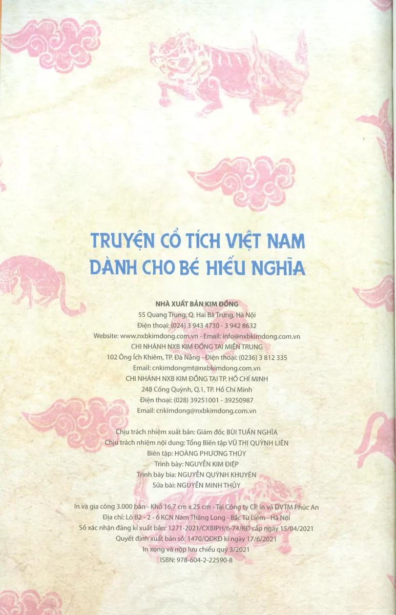 Truyện Cổ Tích Việt Nam Dành Cho Bé Hiếu Nghĩa