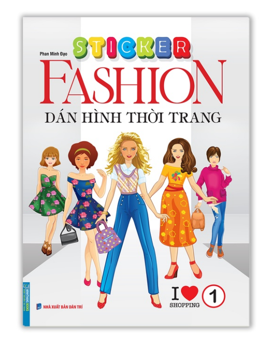 Sách - Combo 6c - Sticker Fashion Dán hình thời trang