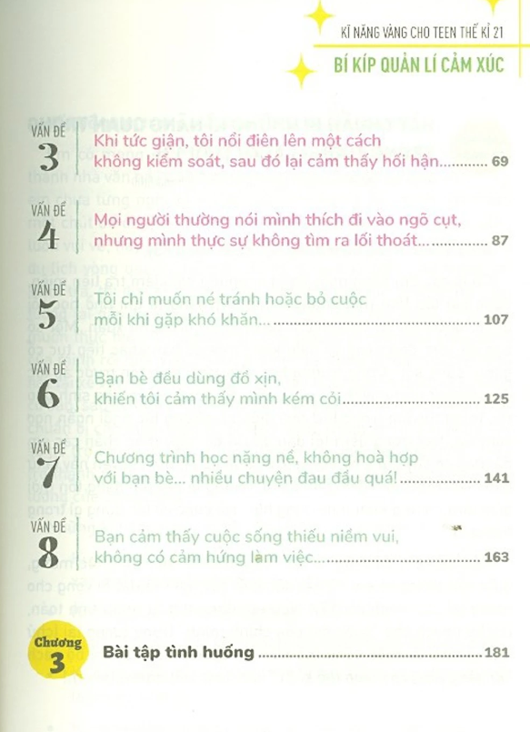 Kĩ Năng Vàng Cho Teen Thế Kỉ 21 - Bí Kíp Quản Lí Cảm Xúc