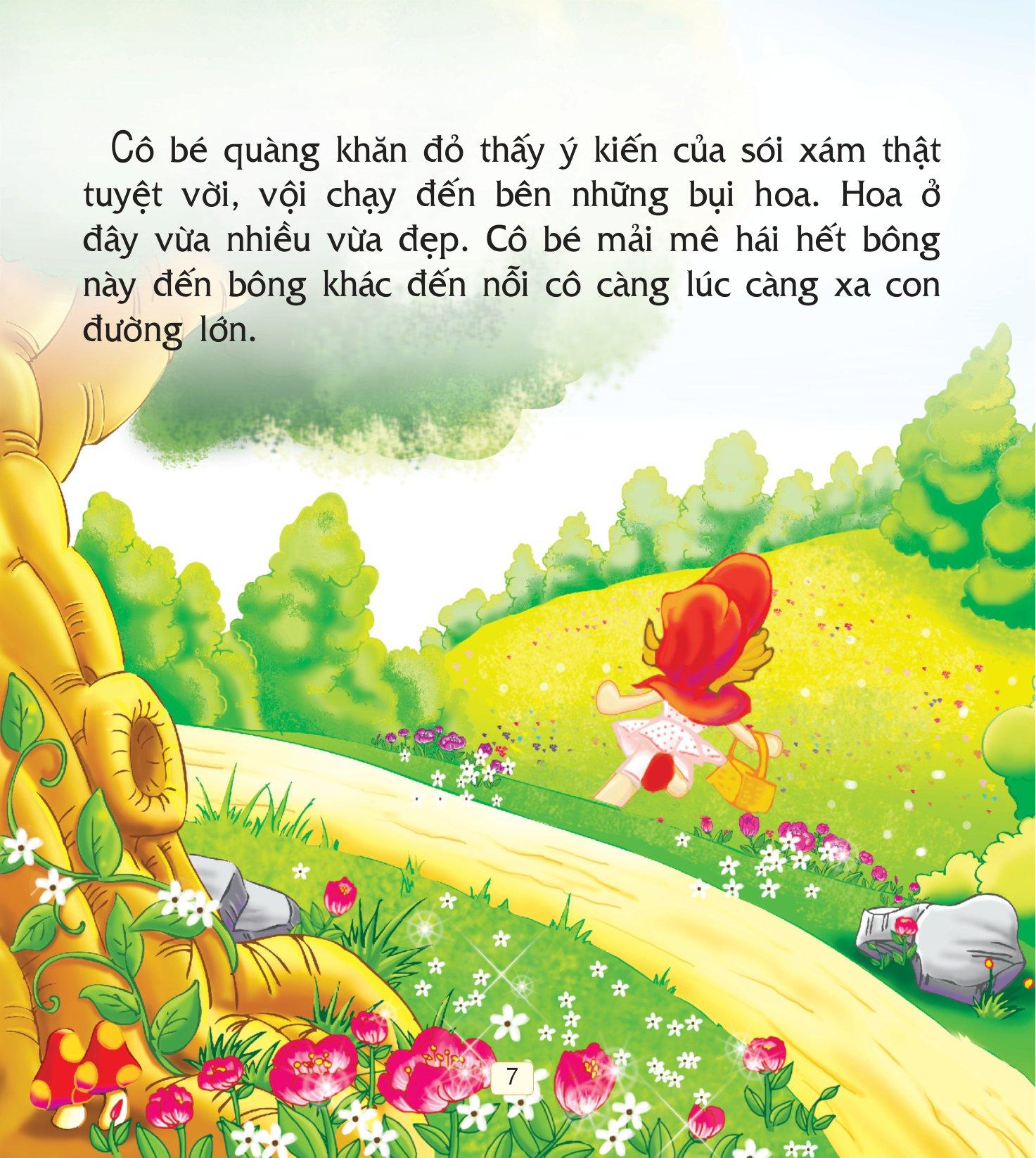 Truyện Cổ Tích Thế Giới Hay Nhất - Cô Bé Quàng Khăn Đỏ (Tái Bản)