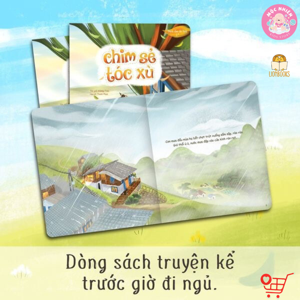 Truyện kể cho bé trước giờ đi ngủ - Cuốn Chim Sẻ Tóc Xù - Câu chuyện kể hằng đêm cho bé 0-6 tuổi - LionBooks