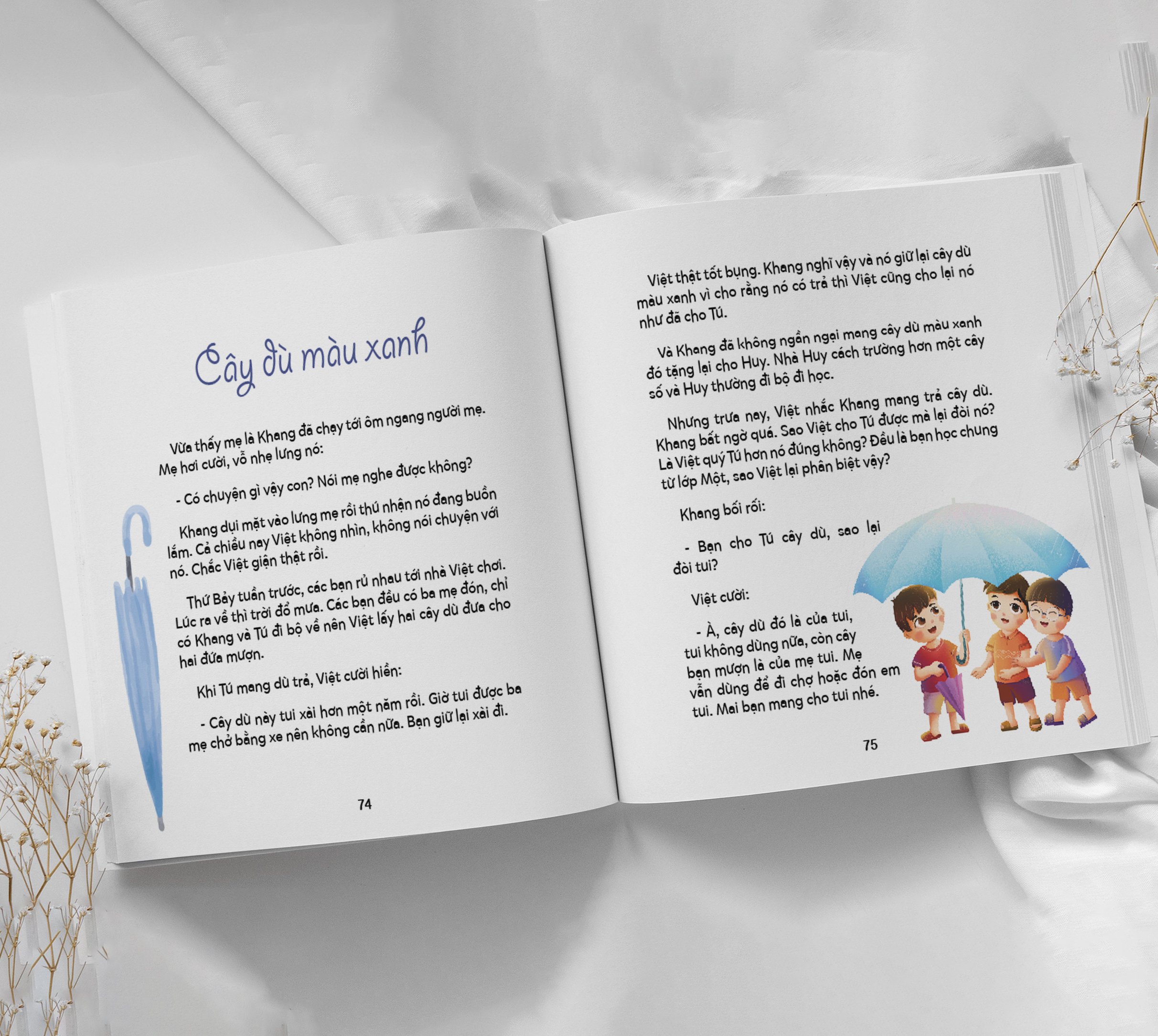 Sách Ươm Mầm Tính Cách: Cây Dù Màu Xanh - Gembooks