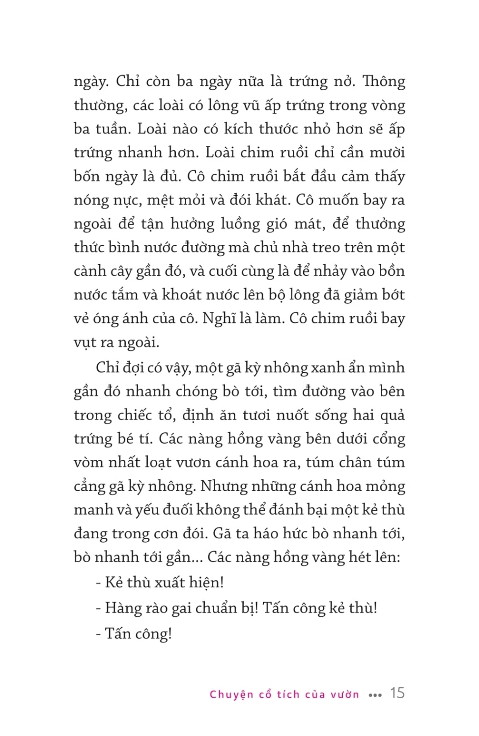 Văn Học Thiếu Nhi - Chuyện Cổ Tích Của Vườn - TRE