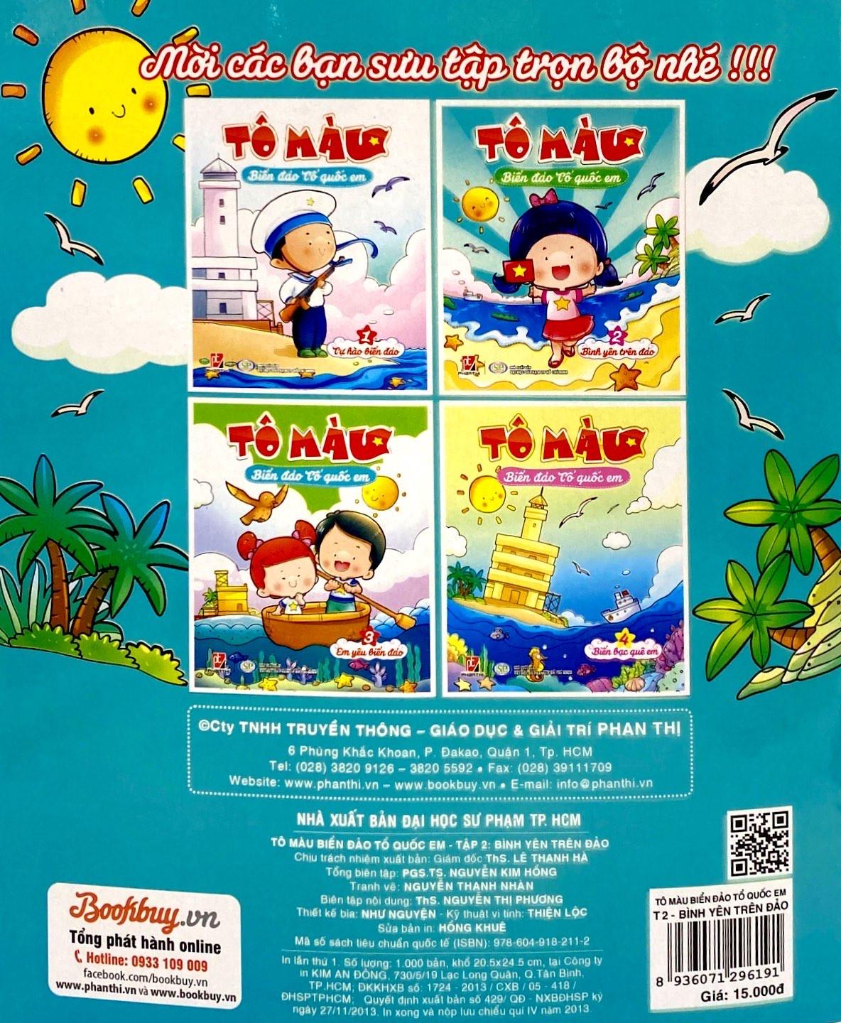 Tô Màu Biển Đảo Tổ Quốc Em 2 - Bình Yên Trên Đảo