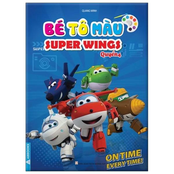 Sách - Bé Tô Màu - Superwings - Bộ 4 Cuốn