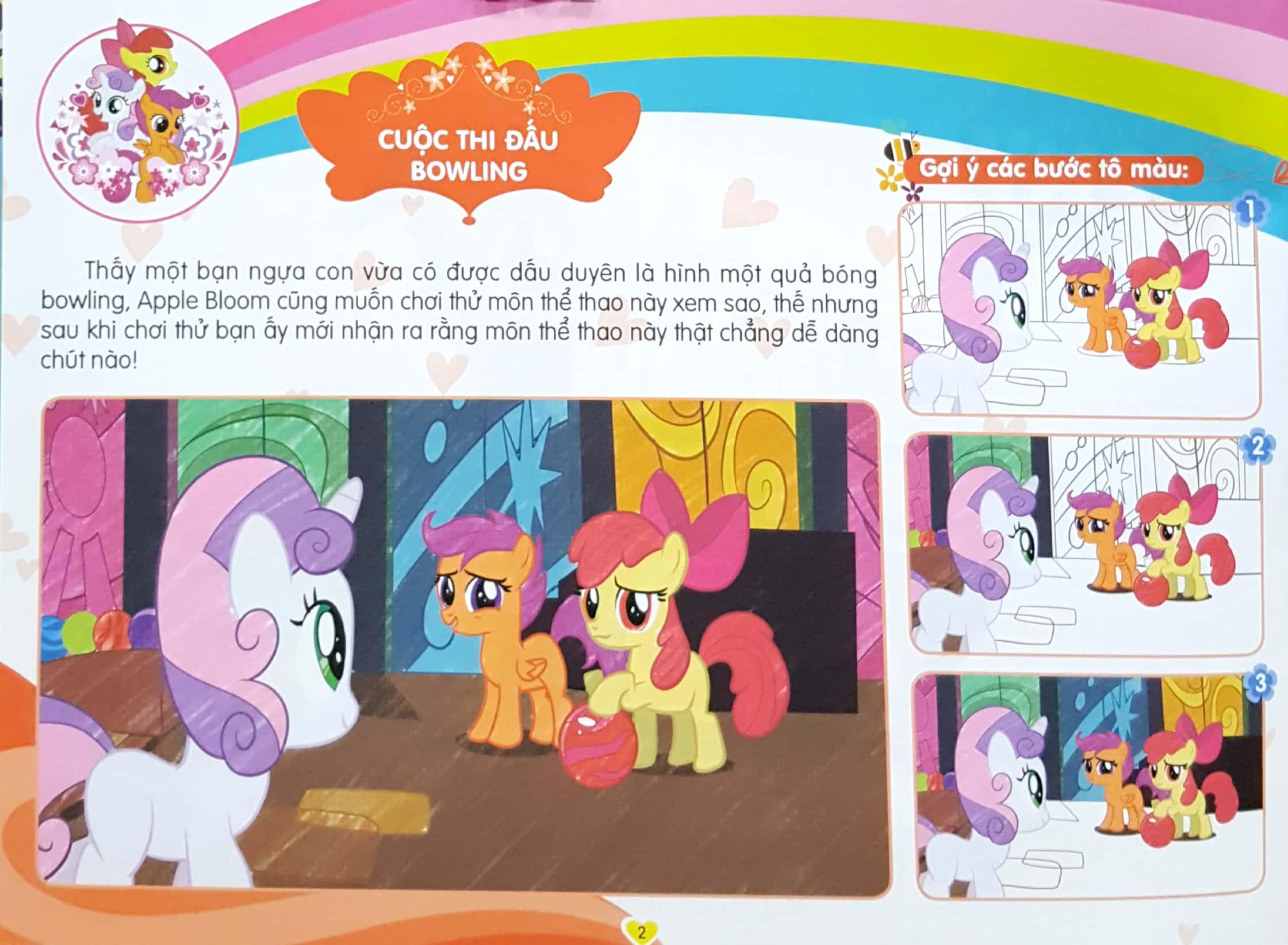 Bộ Sách My Little Pony - Tô Màu Sáng Tạo 4Q (Bộ 4 Cuốn)