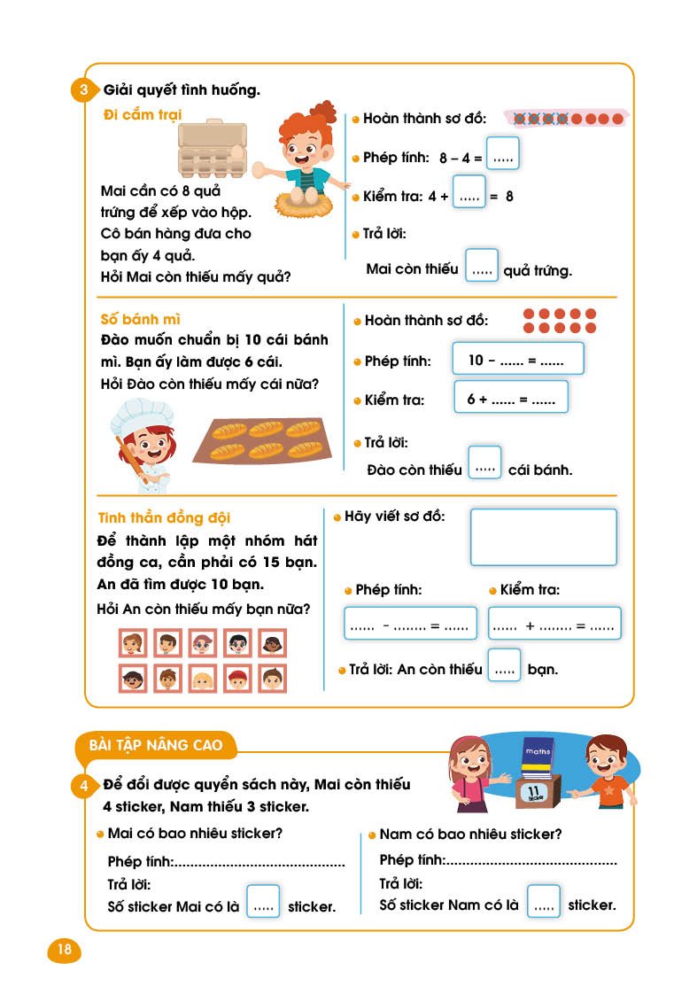 Sách – Combo 2 cuốn - Sắc màu Toán học: CHINH PHỤC TOÁN TƯ DUY 4-6 +, Level 1 & Level 2.
