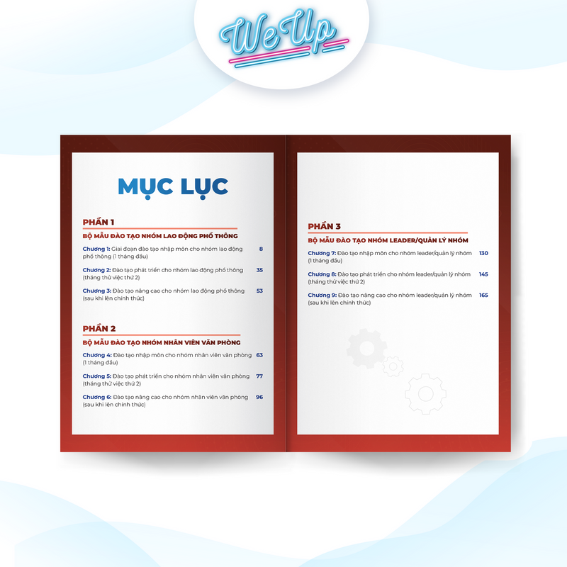 Combo 2 sách: Full bộ mẫu đào tạo nhân sự trong 4 tháng đầu làm việc, 100 Mẫu câu giao tiếp với nhân viên (Combo/lẻ)