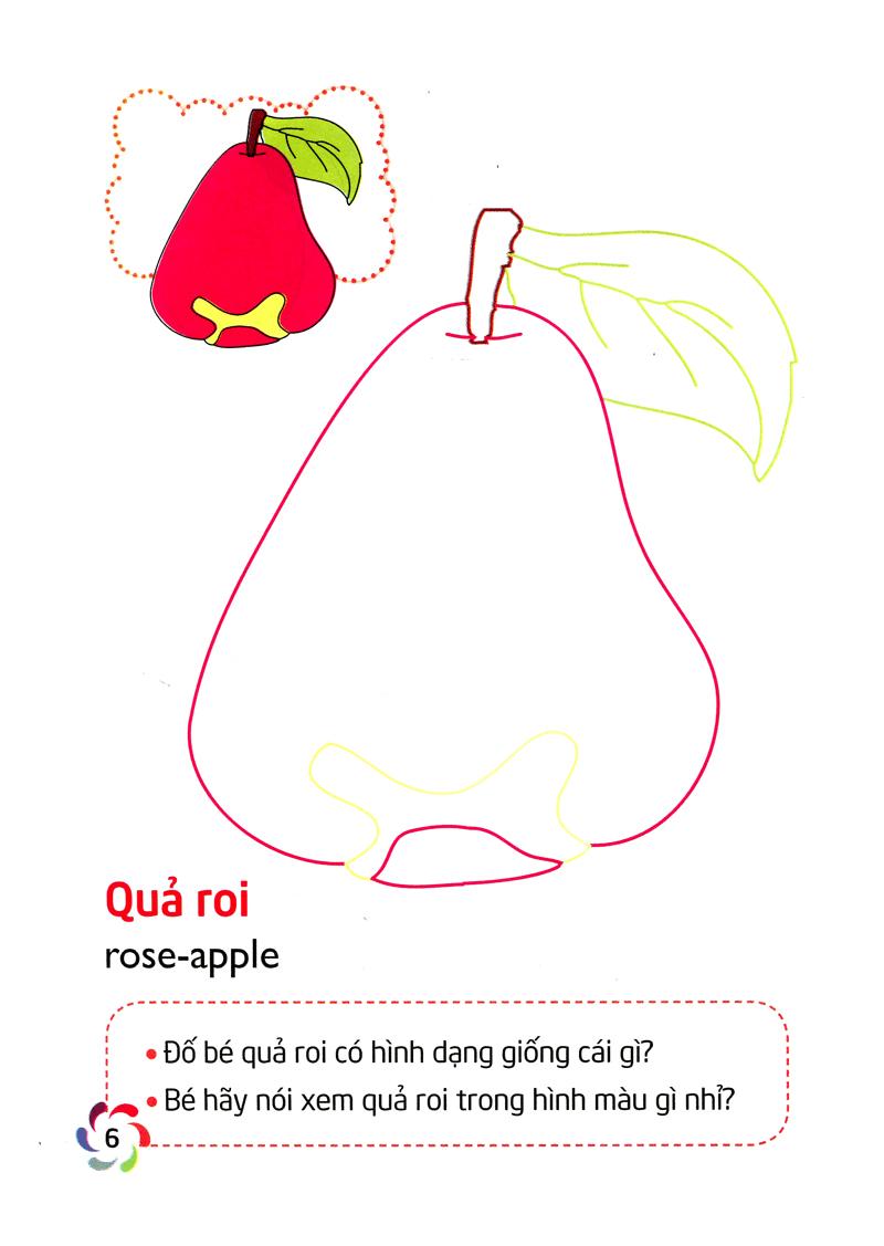 Tập Tô Màu Và Nhận Biết Thế Giới Xung Quanh - Các Loại Quả