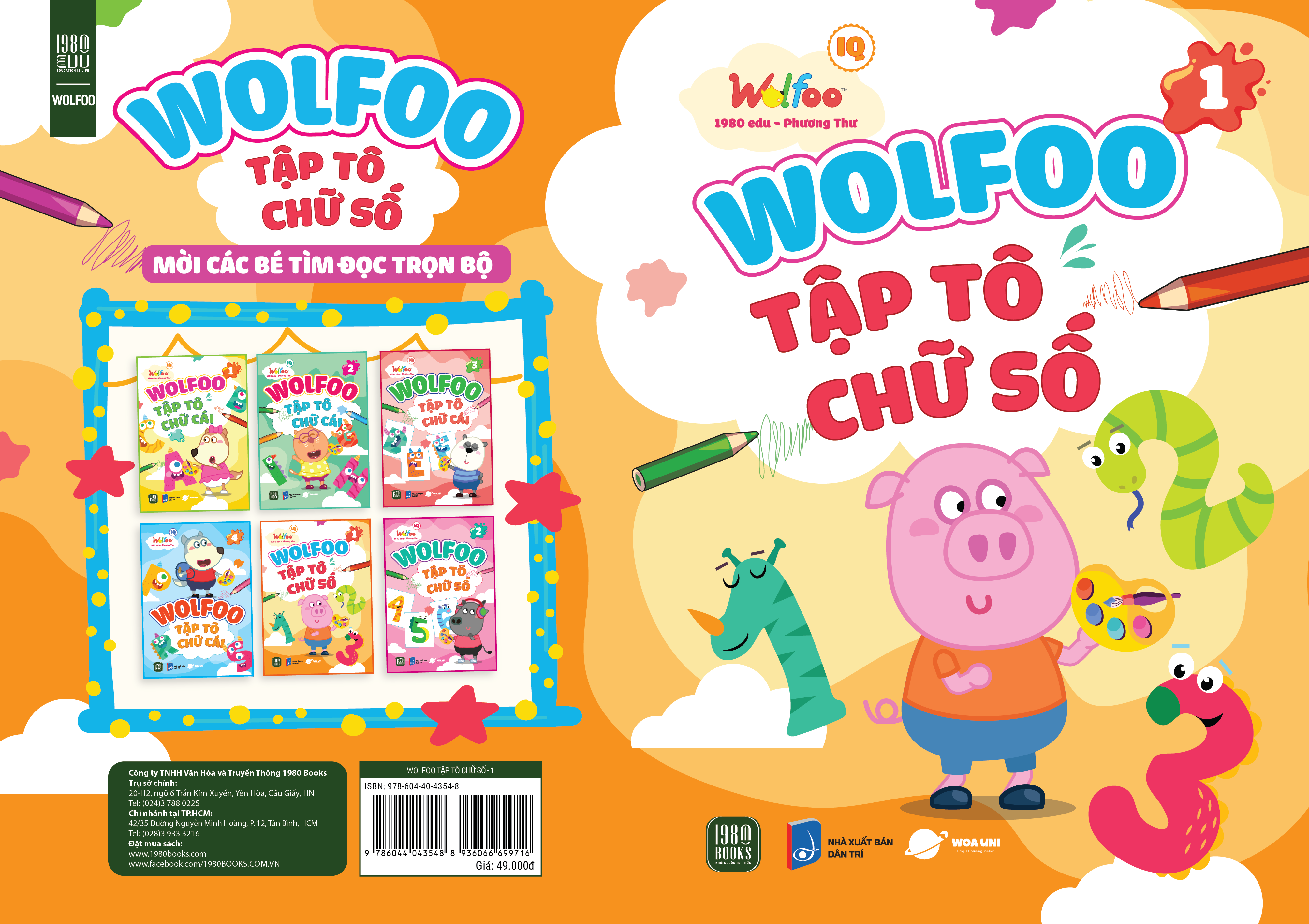 Wolfoo Tập Tô Chữ Số Tập 1