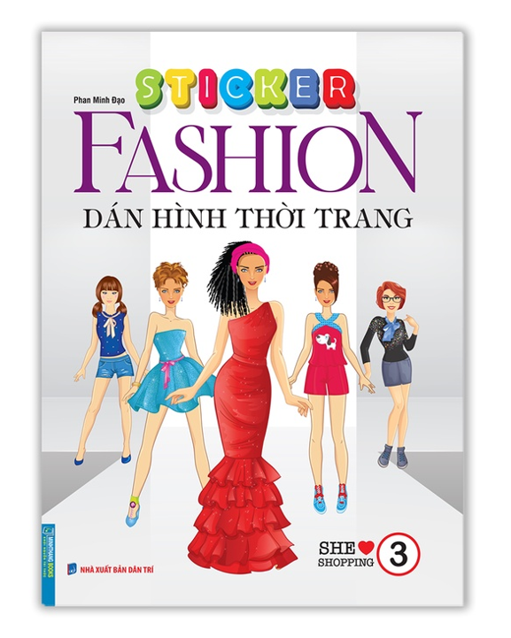 Sách - Combo 6c - Sticker Fashion Dán hình thời trang